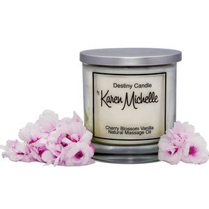 Cherry Blossom Vanilla Massage Oil Destiny Candle
